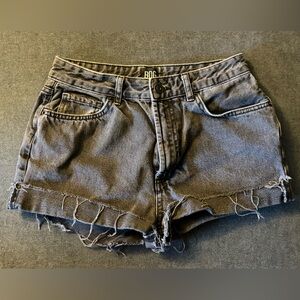 Black Jean shorts